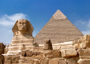 Sphinx and the Pyramids
